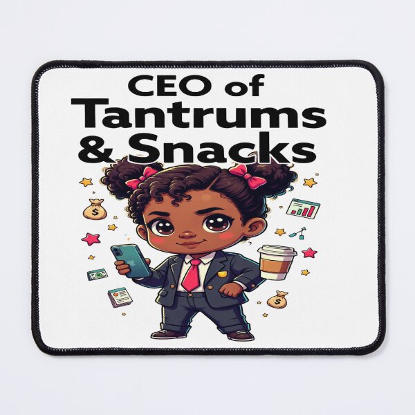Item preview, CEO of Tantrums & Snacks – Funny Toddler Boss T-Shirt Design | Cute Little CEO Graphic | Printable PNG for Apparel & Merch designed and sold by Sushikidsntod.