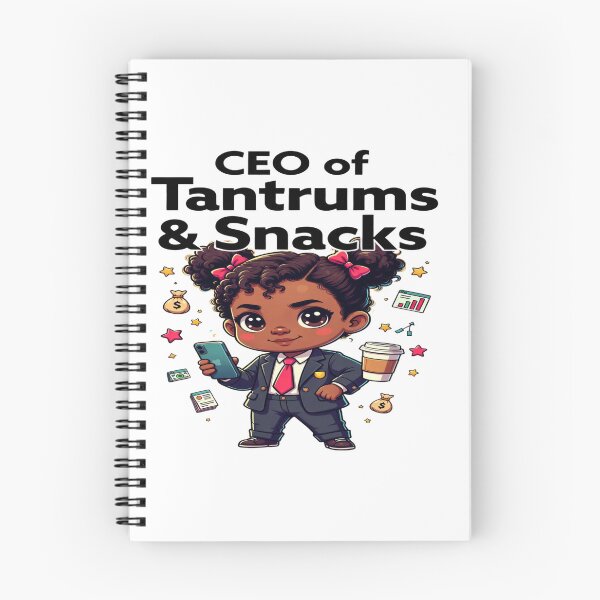 Item preview, CEO of Tantrums & Snacks – Funny Toddler Boss T-Shirt Design | Cute Little CEO Graphic | Printable PNG for Apparel & Merch designed and sold by Sushikidsntoddlers.