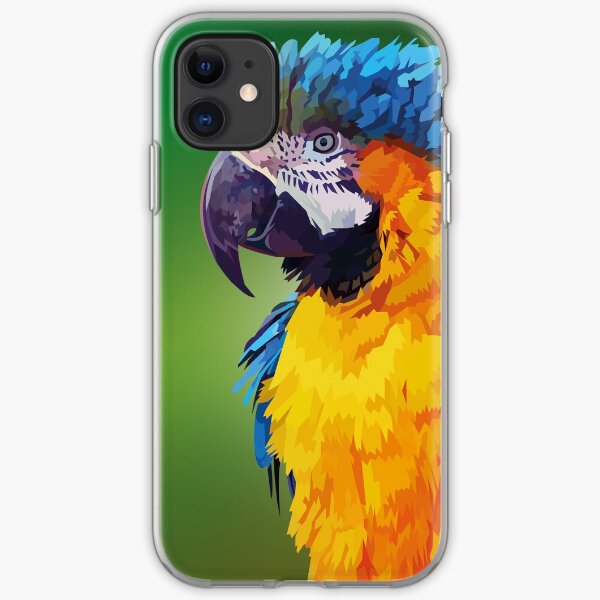 Parry the parrot iPhone Soft Case