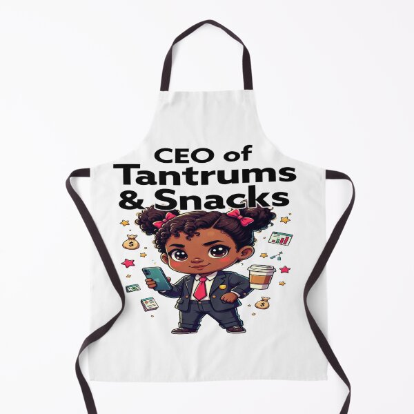 Item preview, CEO of Tantrums & Snacks – Funny Toddler Boss T-Shirt Design | Cute Little CEO Graphic | Printable PNG for Apparel & Merch designed and sold by Sushikidsntod.