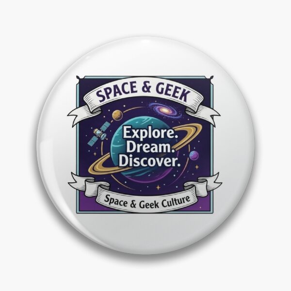 Item preview, Retro Space Exploration - Explore Dream Discover designed and sold by KiboyumeStudio.