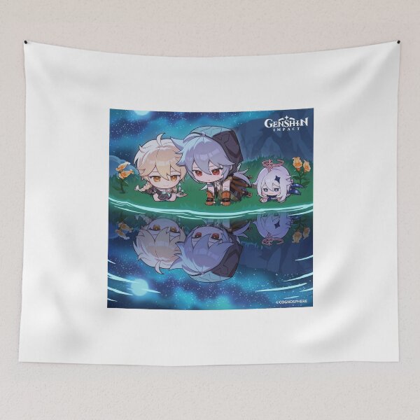 Item preview, Aether, Razor and Paimon designed and sold by Lauwuuh.