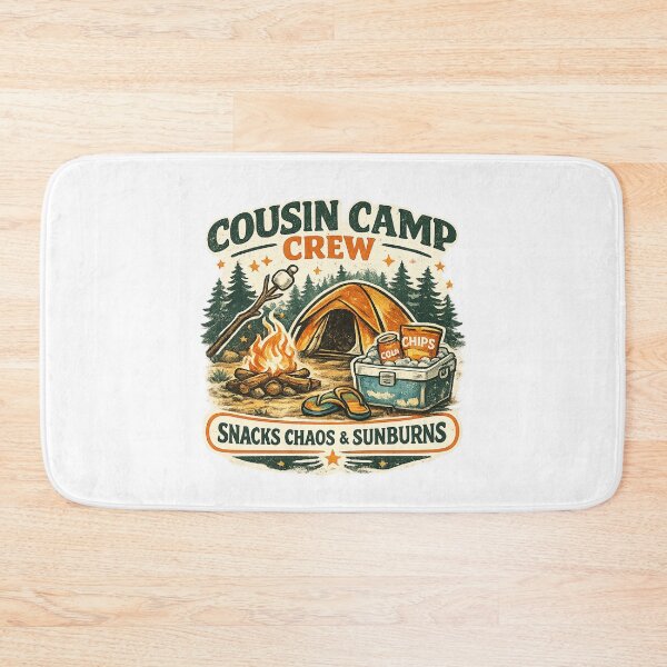 Item preview, Cousin Camp Crew Snacks Chaos And Sunburns designed and sold by Concrete Coffee Studio.