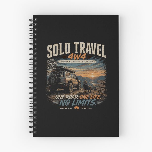 Item preview, Solo Travel 4WD No Crew No Timetable Just Freedom Australian Overlanding Adventure designed and sold by Yellowriversss.