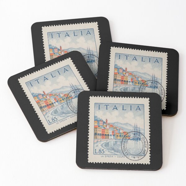 Item preview, La Spezia Italy Gulf of Poets Postage Stamp designed and sold by stickercuffs.