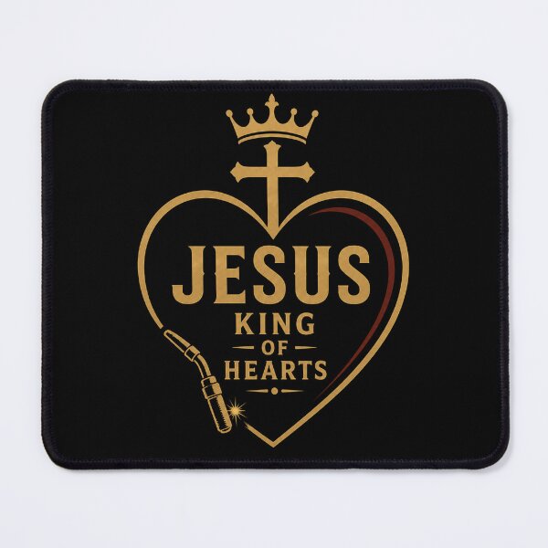 Item preview, Jesus King of Hearts | Christian Welder | Faith Welding Torch designed and sold by RusticMeadow.