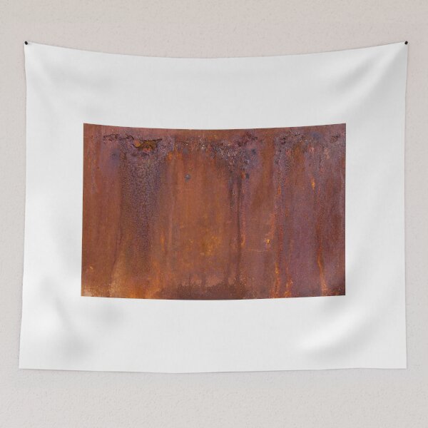 Item preview, Close-Up Rusted Painted Metal Surface With Peeling Red Paint and Green Patina Texture designed and sold by Nmallia.