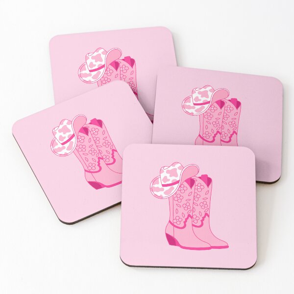 Item preview, Pink cowgirl boots and hat. Cowgirl wears boots. Romance. designed and sold by CoCoArt-Ua.