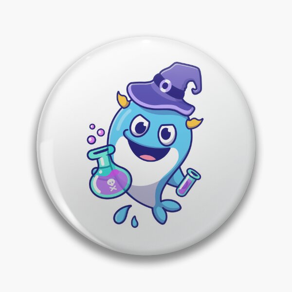 Item preview, Kawaii Wizard Whale Potion Science Design designed and sold by debbiebento.