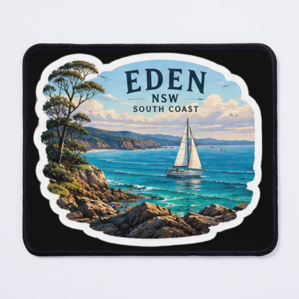 Item preview, Eden Nsw Australia and beauty Australian coast designed and sold by DamioPolArt.