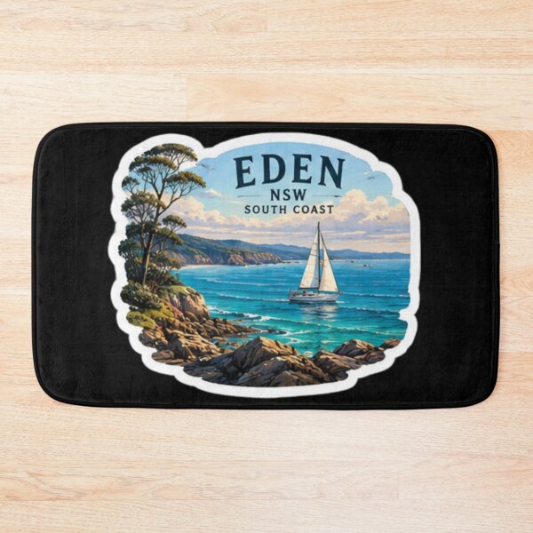 Item preview, Eden Nsw Australia and beauty Australian coast designed and sold by DamioPolArt.