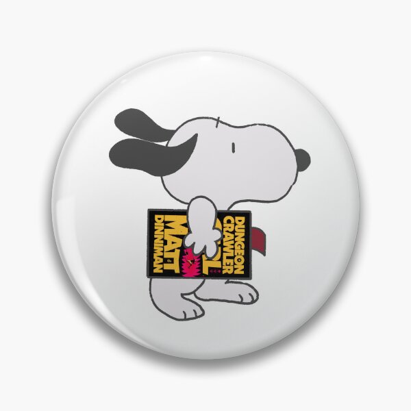 Item preview, snoopy reading dungeon crawler carl designed and sold by liveawhimsylife.