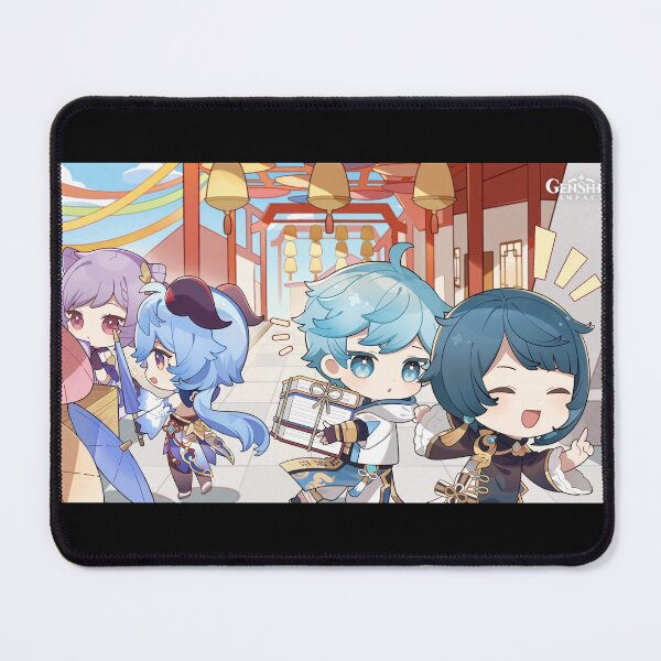 Item preview, Keqing, Ganyu, Chongyun and Xingqiu designed and sold by Lauwuuh.