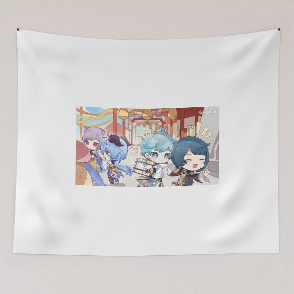 Item preview, Keqing, Ganyu, Chongyun and Xingqiu designed and sold by Lauwuuh.