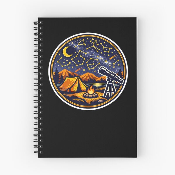 Item preview, Cozy Mountain Tent – Summer Constellations Badge designed and sold by Timeless Junction.