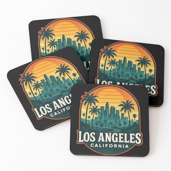 Item preview, Los Angeles California USA Vintage Travel designed and sold by TomFrontierArt.