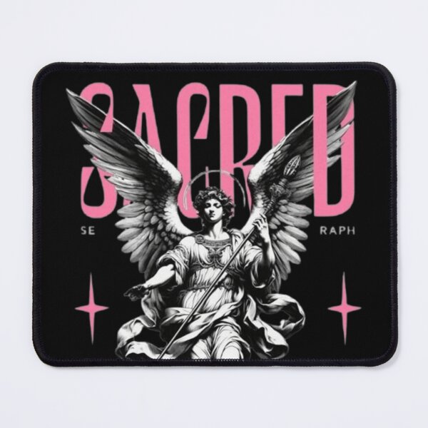 Item preview, Sacred Seraph Angel Minimalist Divine Line Art designed and sold by SarvynStudio.