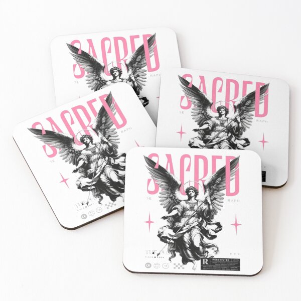 Item preview, Sacred Seraph Angel Minimalist Divine Line Art designed and sold by SarvynStudio.