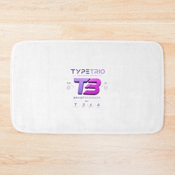 Item preview, TypeTrio T3 – Modern 3D Typography & Brand Identity Showcase designed and sold by Artisan Finds Online.