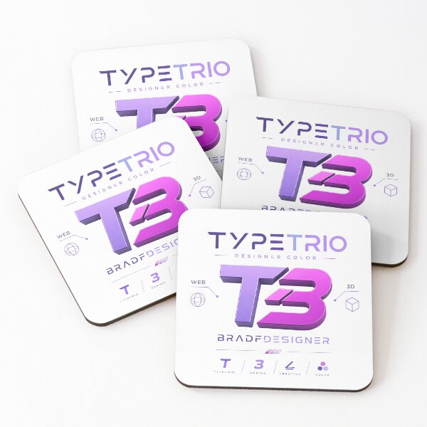 Item preview, TypeTrio T3 – Modern 3D Typography & Brand Identity Showcase designed and sold by Artisan Finds Online.