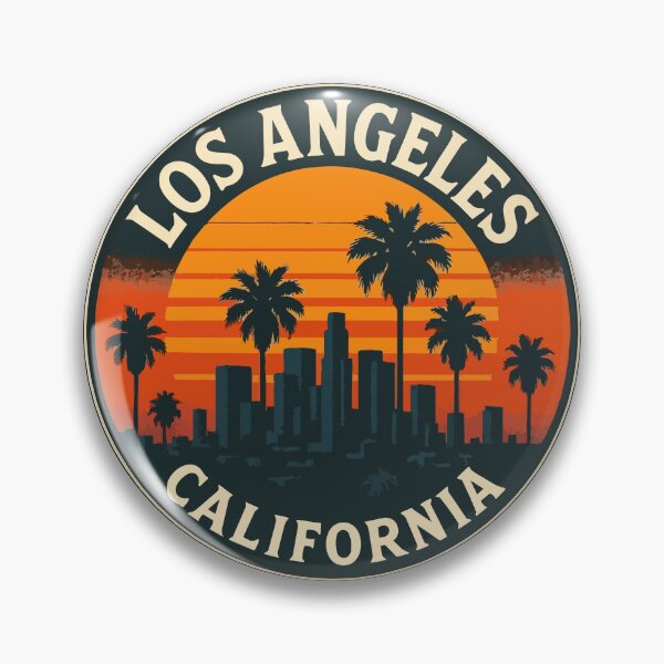 Item preview, Los Angeles California Retro Vintage designed and sold by TomFrontierArt.