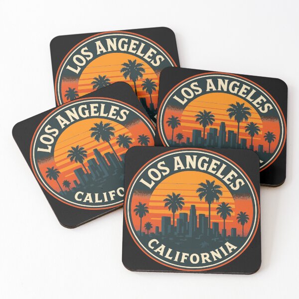 Item preview, Los Angeles California Retro Vintage designed and sold by TomFrontierArt.