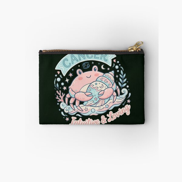 Item preview, Daily Horoscopes Cancer Zodiac Crab Astrology | Intuitive & Loving Cancer Sign | Cute Pastel Celestial Crab Art Gift designed and sold by Bhaskar Digital Art.