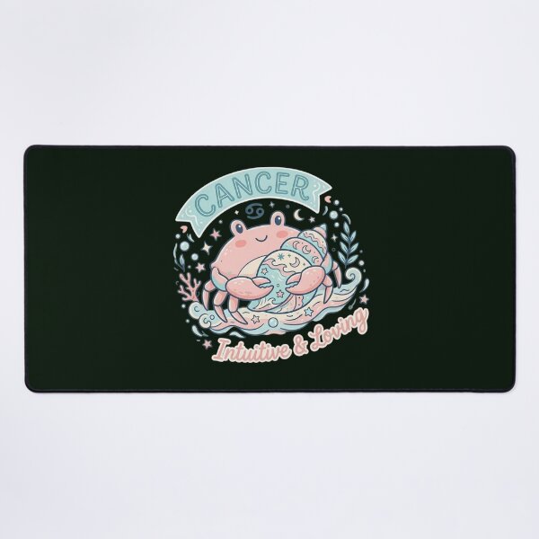 Item preview, Daily Horoscopes Cancer Zodiac Crab Astrology | Intuitive & Loving Cancer Sign | Cute Pastel Celestial Crab Art Gift designed and sold by Bhaskar Digital Art.
