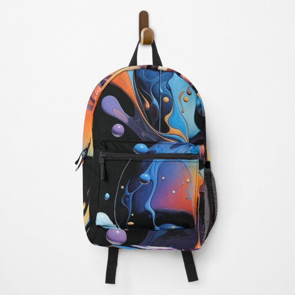Item preview, You are not alone | surreal colorful acrylic pour artwork designed and sold by Ruta.