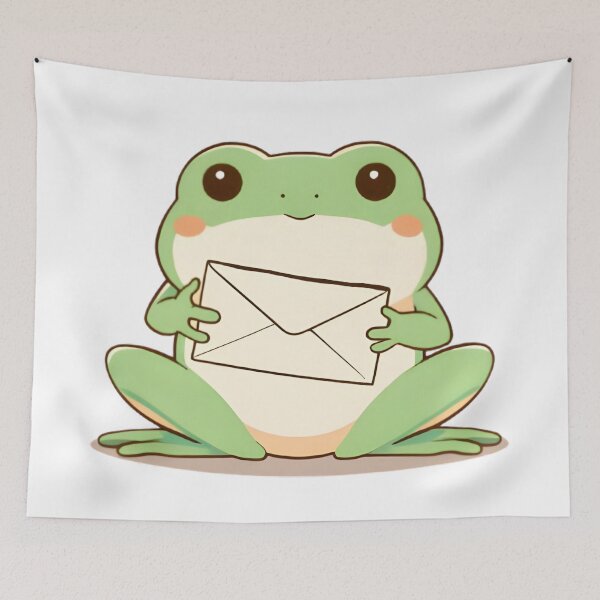 Item preview, Snail Mail Frog Sending Letters designed and sold by tommysworks.