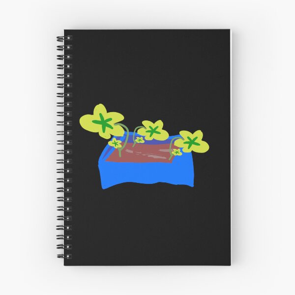 Item preview, Blue plant pot with flowers designed and sold by vibeno1.