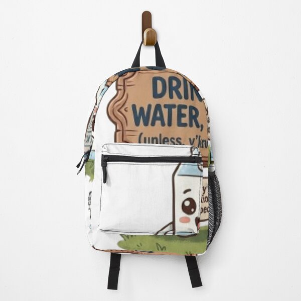 Item preview, Drink More Water Moo Less Funny Cartoon designed and sold by senya3001.