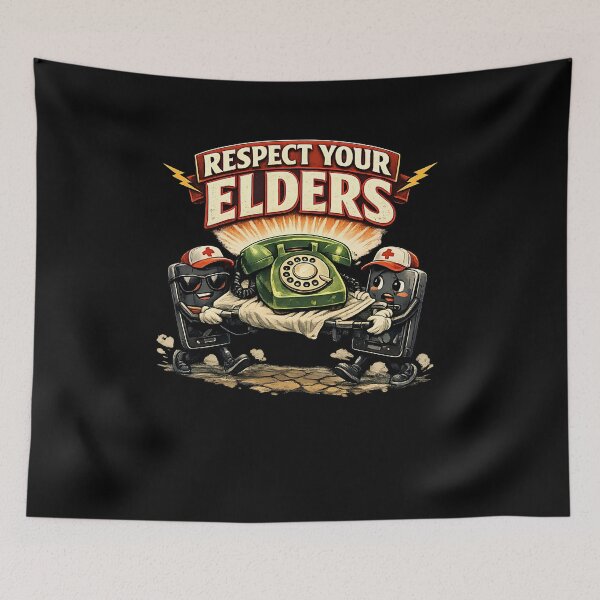 Item preview, Respect Your Elders Phone  designed and sold by FANTASYoDarknes.