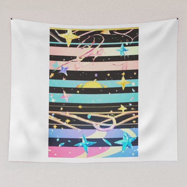 Item preview, Illustration - Dynamic Cosmic Scene, Vintage Pop and Graphic Aesthetic designed and sold by Reverso-Design.
