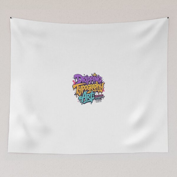 Item preview, Dripping Typography Art – Vibrant Graffiti Lettering Design designed and sold by Artisan Finds Online.