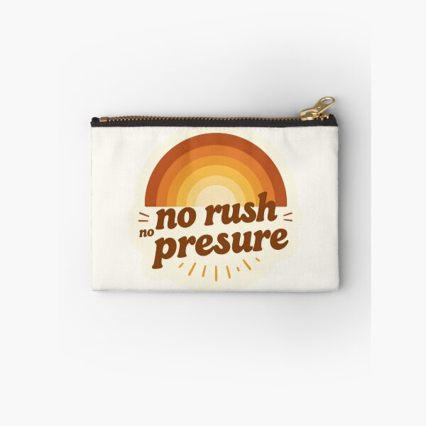 Item preview, No Rush No Pressure – Cozy Minimalist Typography Design designed and sold by CosmicQuietLab.