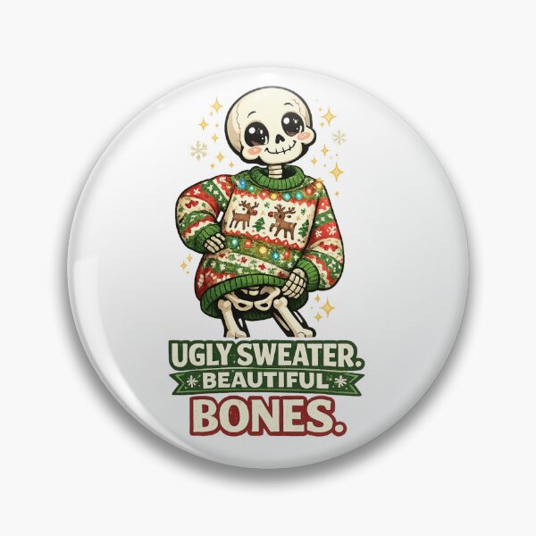 Item preview, Christmas - Ugly Sweater. Beautiful Bones. designed and sold by ESSClothing.