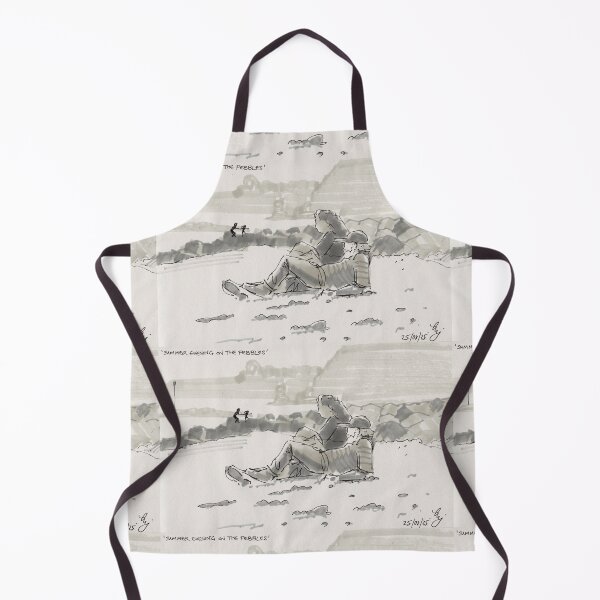 Item preview, Summer evening at Sidmouth beach drawing designed and sold by MikeJory.