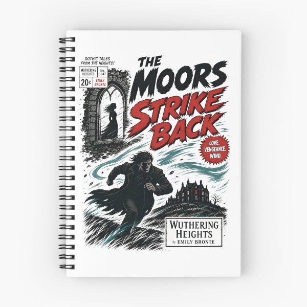 Item preview, The Moors Strike Back Vintage Pulp Comic Wuthering Heights Gothic designed and sold by Fenay Designs.