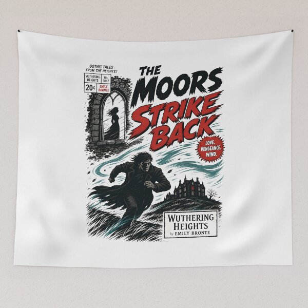 Item preview, The Moors Strike Back Vintage Pulp Comic Wuthering Heights Gothic designed and sold by Fenay Designs.