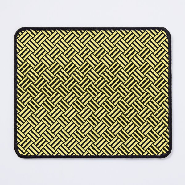 Item preview, Black And Yellow Basket Weave Pattern designed and sold by pattern-archive.