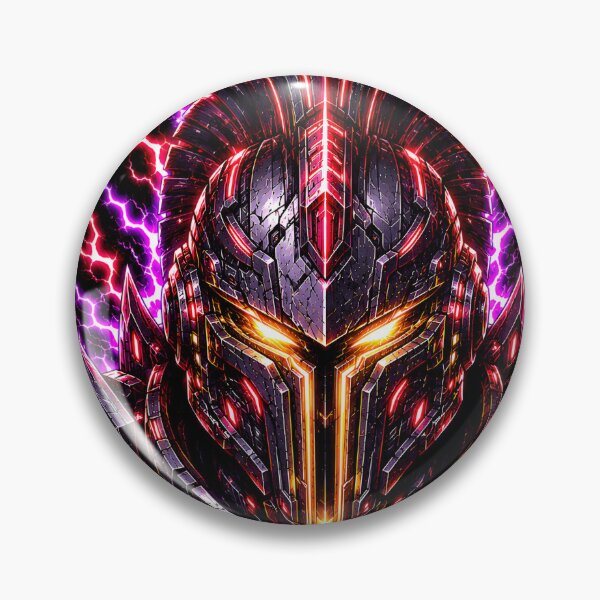 Item preview, Void Legion - Cybernetic Mecha Knight Red Purple Lightning designed and sold by RiteshCenter .
