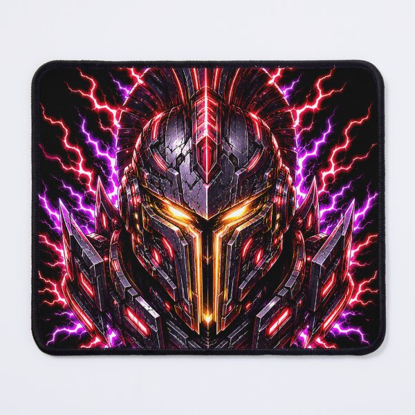 Item preview, Void Legion - Cybernetic Mecha Knight Red Purple Lightning designed and sold by RiteshCenter .