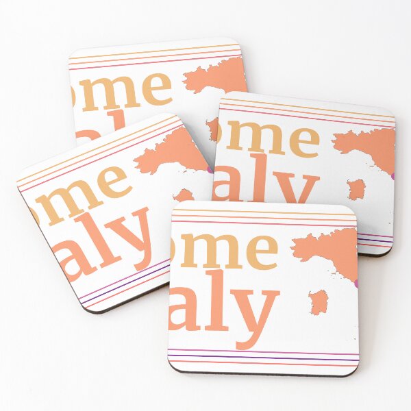 Item preview, Rome Italy City Marked On Country Map designed and sold by TheIconSmith.