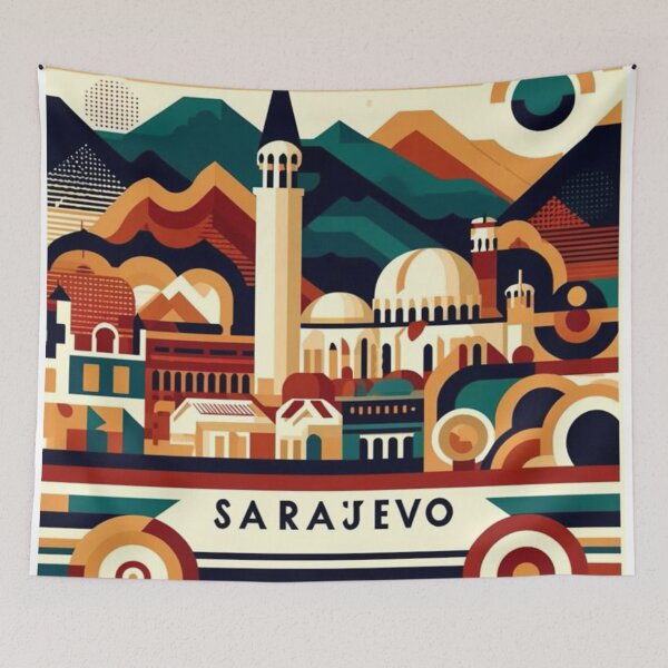 Item preview, Sarajevo a Blend of Tradition and Abstraction designed and sold by marlenarusse.
