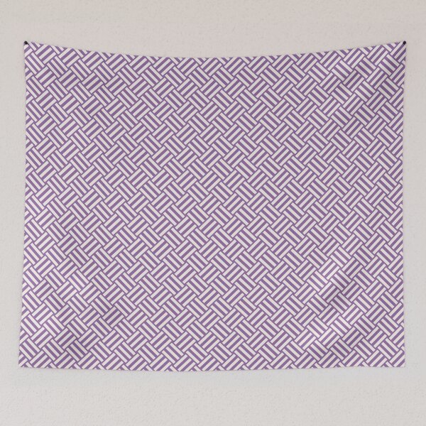 Item preview, Purple And Cream Basket Weave Pattern designed and sold by pattern-archive.