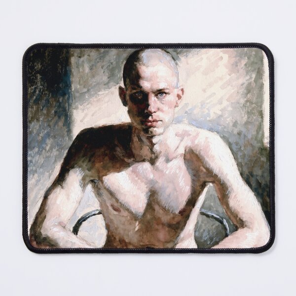 Item preview, Introspective Portrait – Expressive Male Figurative Art designed and sold by gayishdesign.