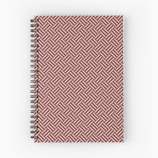 Item preview, Red And Beige Basket Weave Pattern designed and sold by pattern-archive.