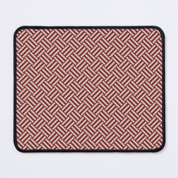Item preview, Red And Beige Basket Weave Pattern designed and sold by pattern-archive.