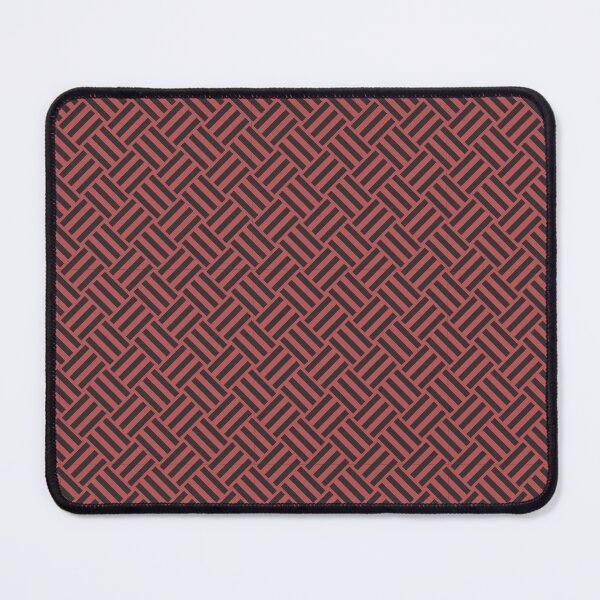 Item preview, Red And Charcoal Basket Weave Pattern designed and sold by pattern-archive.
